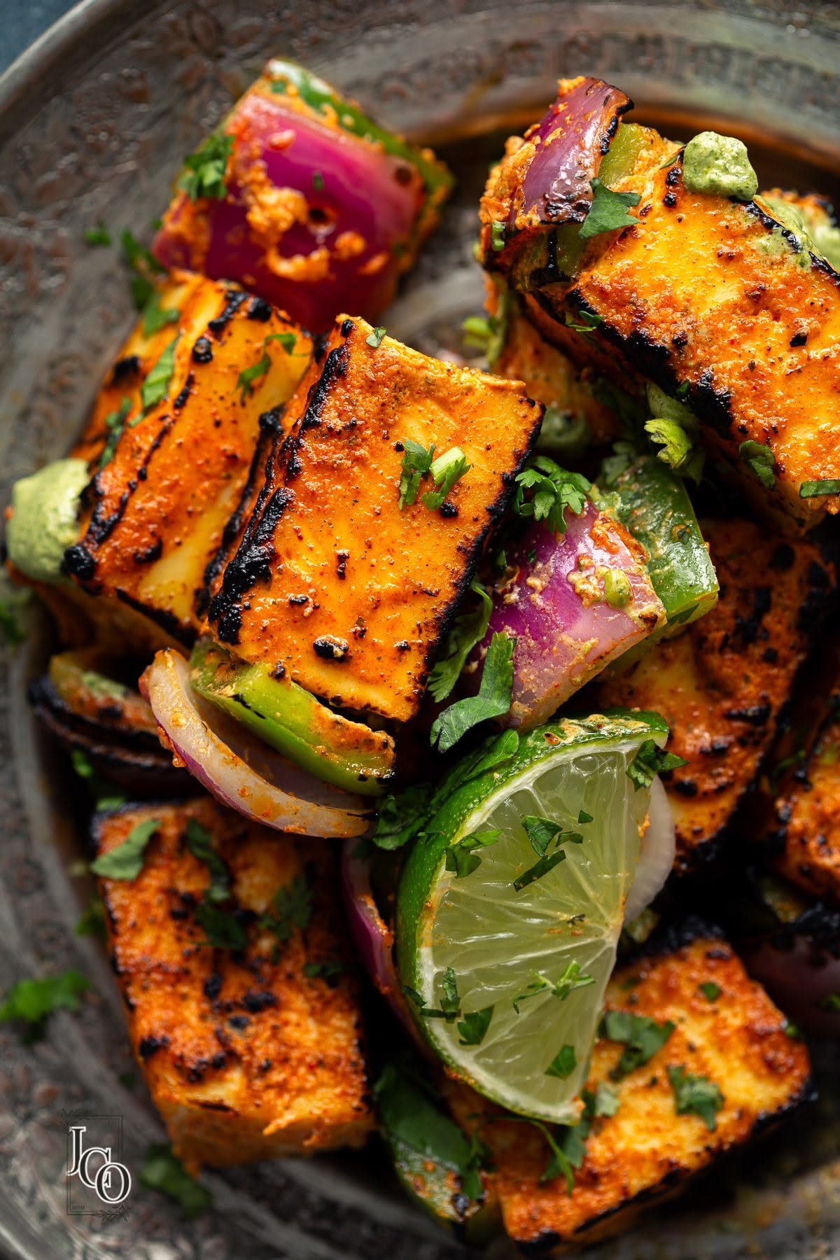 Tandoori Achari Paneer Tikka